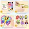 Make 6 Popstick Puppets Craft Kits for Kids, Foam Crafts, Story Time Toys for Ages 4+ Toddler